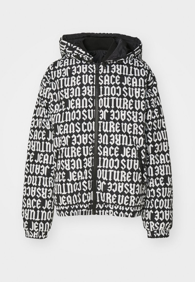 Versace Jeans Couture Gewatteerde jas zwart Versace Jeans Couture Gewatteerde jas zwart