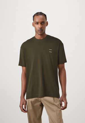 Samsøe Samsøe, JOEL T-SHIRT  - T-shirt basic - forest night