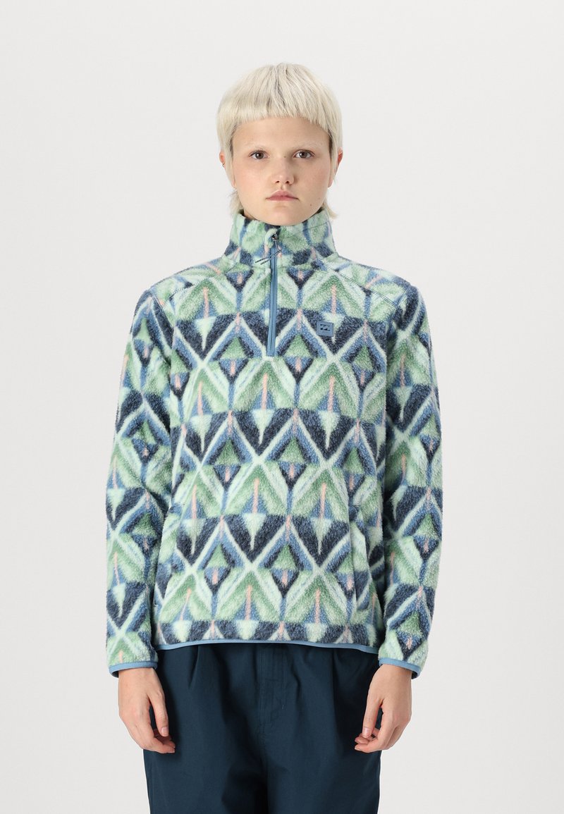 Billabong BOUNDARY MOCK 3 - Fleece trui - blue grey