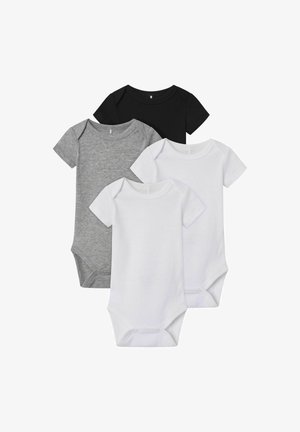 4ER-PACK KURZARM - Glaustinukė - black