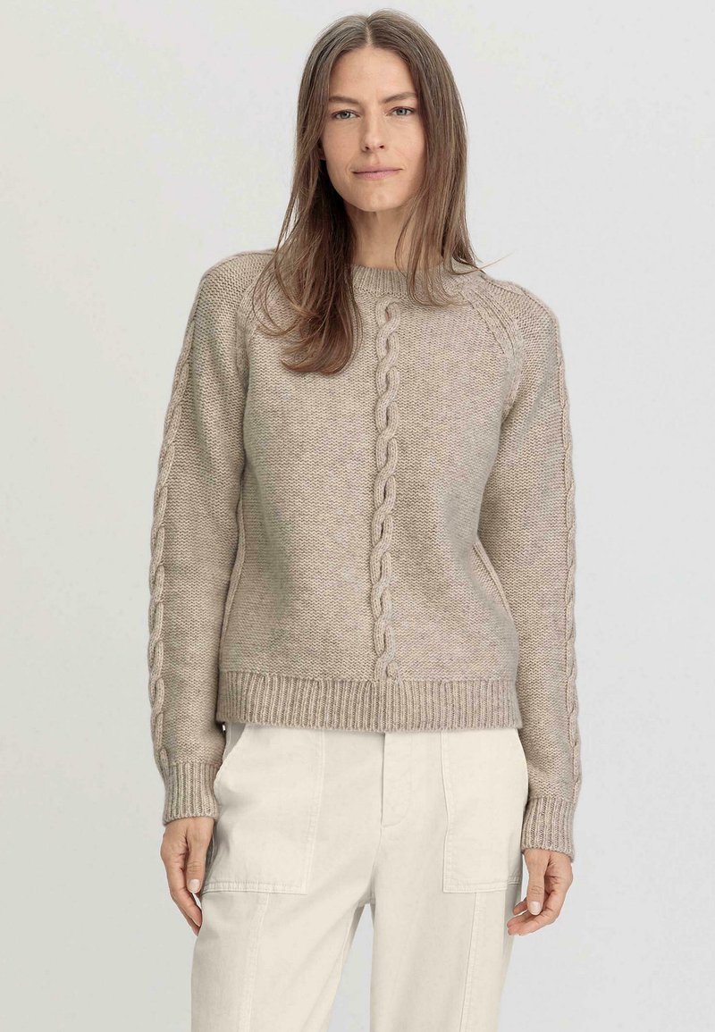 hessnatur Strickpullover - naturbeige