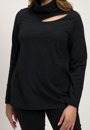 Langærmet T-shirt - black