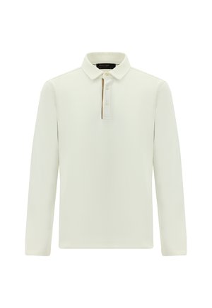 REGULAR FIT TEXTURED  - Poloshirt - off-white