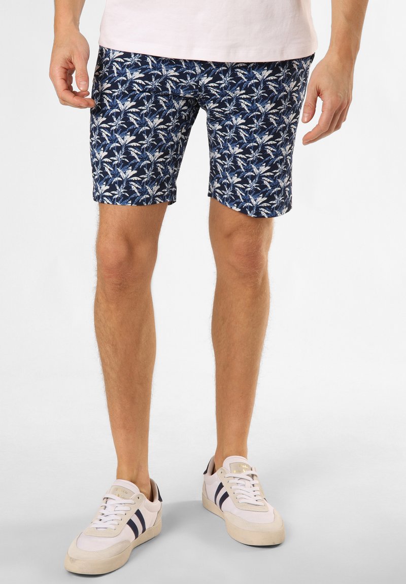 FINSHLEY & HARDING LONDON Shorts - marine weiß
