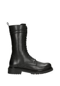 Bottes à lacets - black