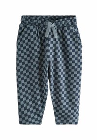 Next REGULAR FIT - PATTERNED  JOGGERS - Jogginghose - navy blue checkerboard