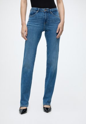 ONLY ONLPOWER PUSH UP SLIM STRAIGHT - Jeans slim fit - medium blue