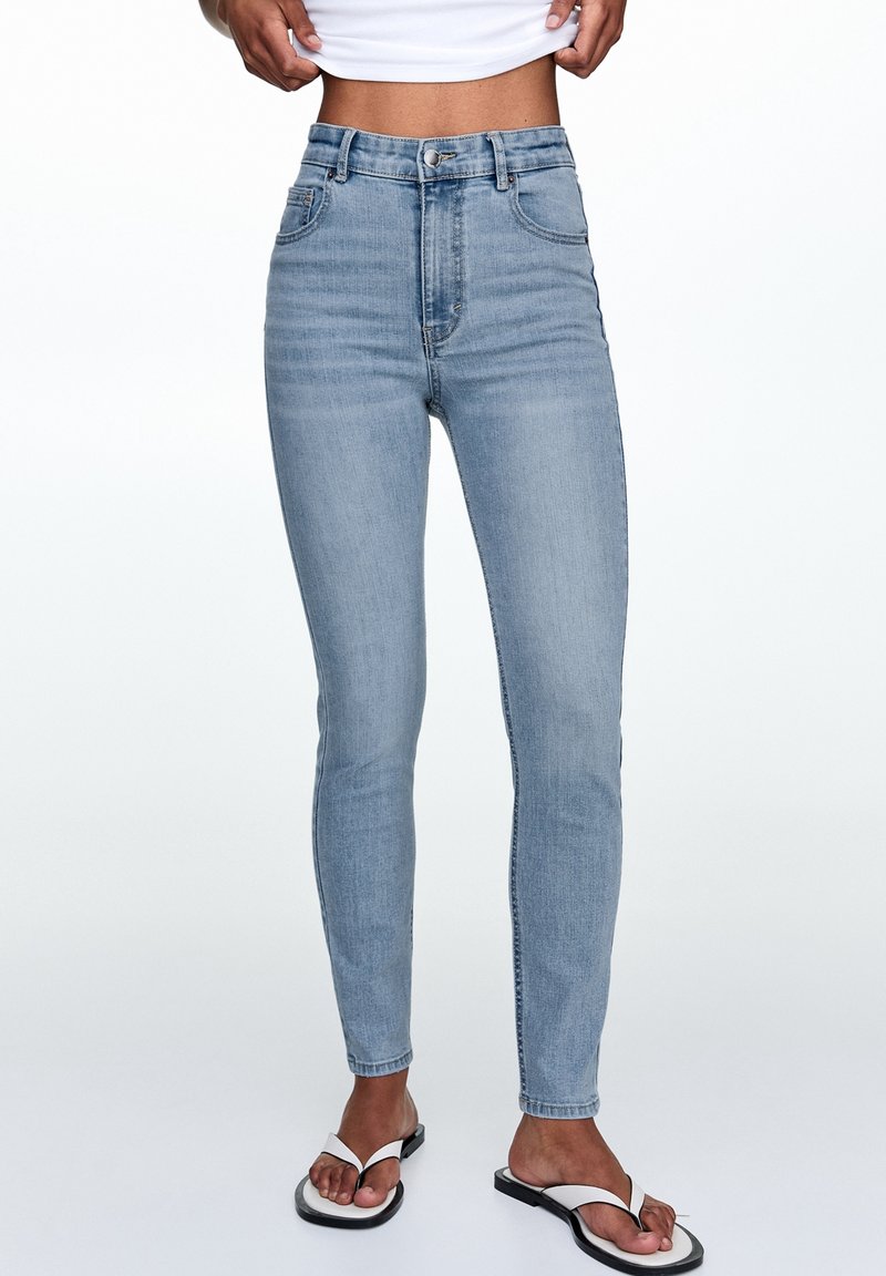 PULL&BEAR Jeans Skinny - light-blue denim