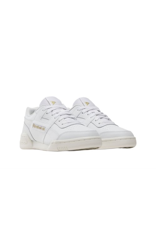 Reebok WORKOUT PLUS-WHITE-3. UNISEX - Walking trainers - ftwr white chalk gold met — photo 2