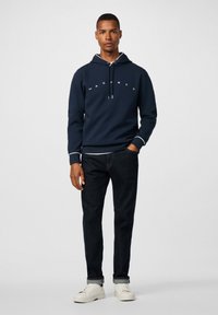 Hackett London SPORTING HDY - Jersey con capucha - navy