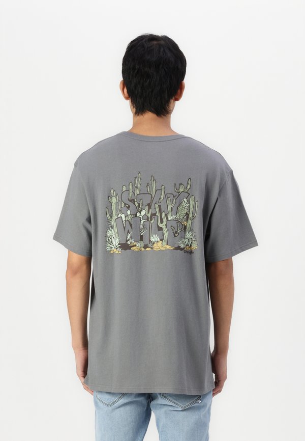 GRAPHIC TEE - Print T-shirt - pewter4