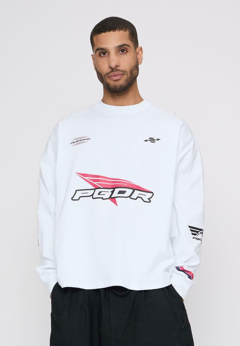 Pegador DOME - Langærmet T-shirt - white
