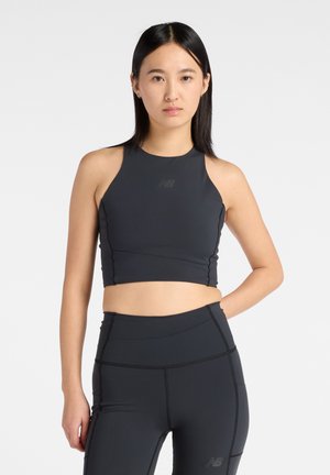 NB SLEEK STORAGE RACE CROP - Topp - black (bk)