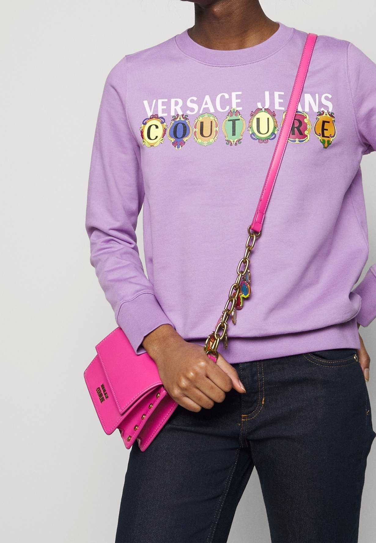 Versace Jeans Couture Sweater - lilac/lila - (Pre-owned) - Zalando.nl