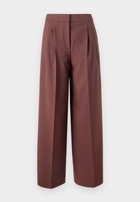 HORESA - Hlače - dark brown