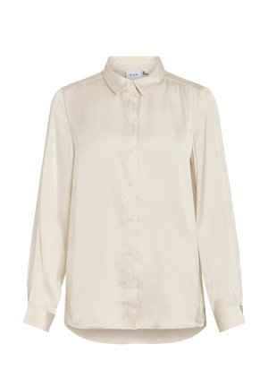 VILA, SHIRT VISOFIE LONG SLEEVED - Overhemdblouse - birch