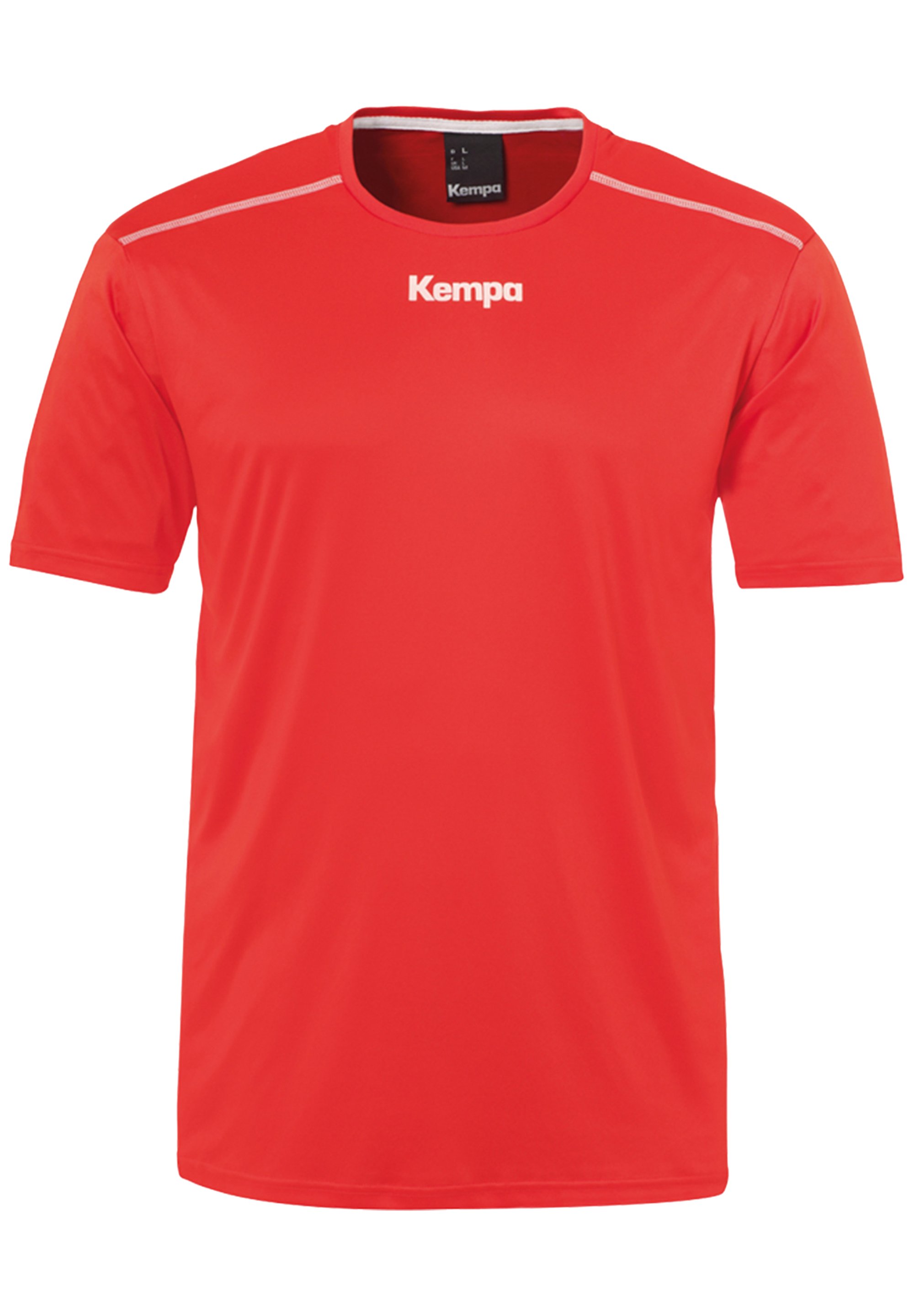 Kempa Herren Speed T-Shirt – Handball-WM Design, Bunter Brustprint, 100% Baumwolle