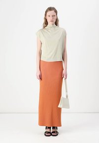 Samsøe Samsøe SACHERYL SKIRT - Maxirock - autumn maple mel