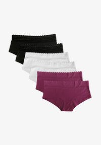 Unausgewählt, schwarz/weiß/beere