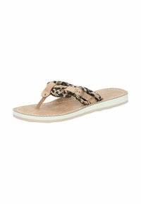 Tamaris T-bar sandals - leopard