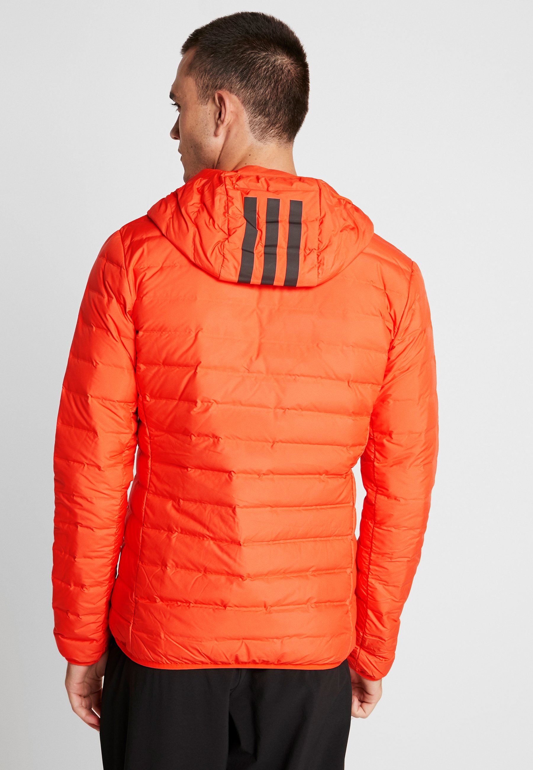 adidas Performance VARILITE SOFT 3 STRIPES HOODED DOWN adidas Performance Outdoorjakke active orange Zalando.no