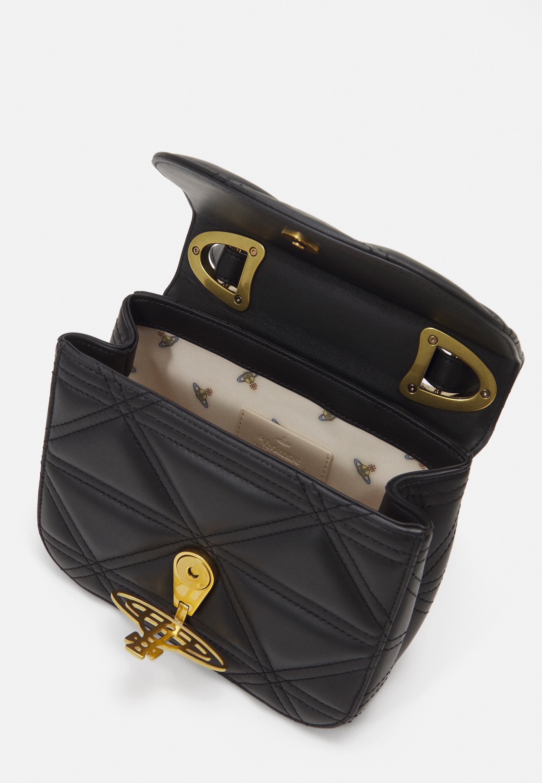 ★Vivienne Westwood★ Linda Crossback Black 48020004WL0077N4 Vivienne Westwood Linda Cross Body Bag | Black | FARFETCH