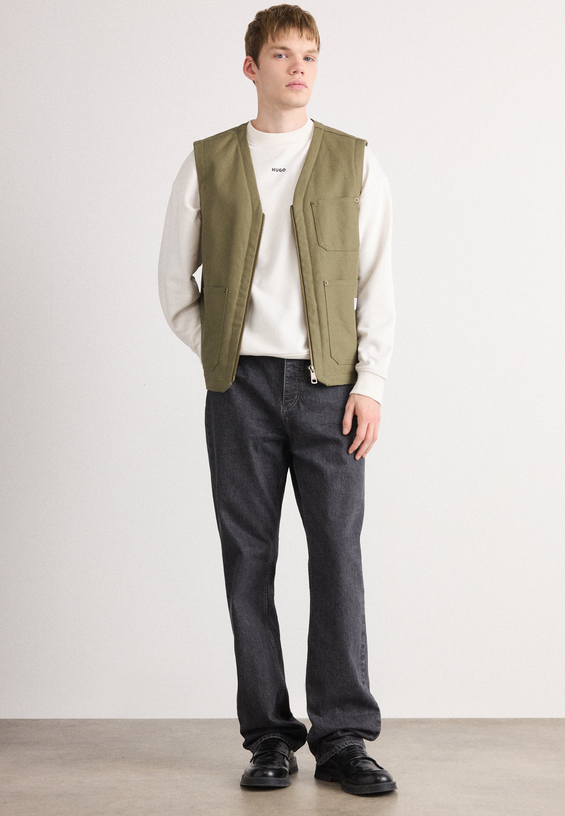 HUGO Nate Jeans Uomo – Denim In 100% Cotone, Collezione Contemporanea, Vestibilità Moderna