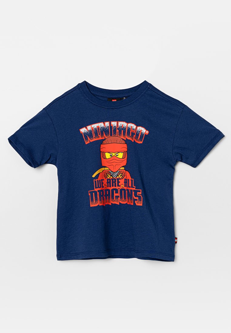 LEGO® kidswear T-shirt print donkerblauw