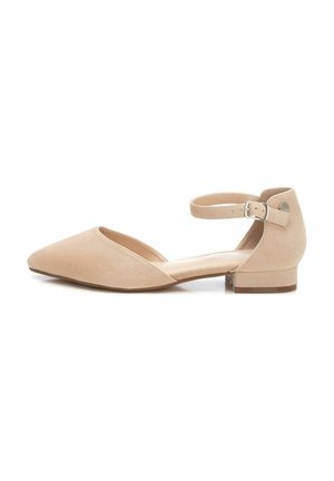Refresh Ballerine con cinturino - beige