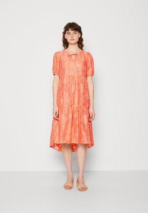 MSCH Copenhagen PAVE DRESS - Cocktailkjole - persimmon