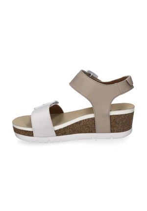 Josef Seibel Platform sandals - offwhite kombi