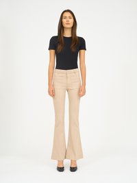 Ivy Copenhagen CHARLOTTE - Široké džíny - stone beige
