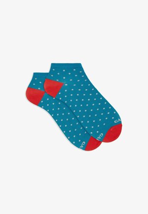 Gallo WITH POLKA DOT PATTERN - Calze - turchese latte