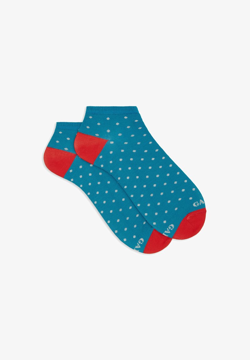 Gallo WITH POLKA DOT PATTERN - Socken - turchese latte