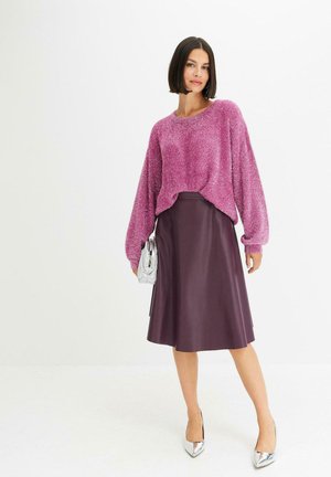 MIT GLITZEREFFEKT - Pullover - purple