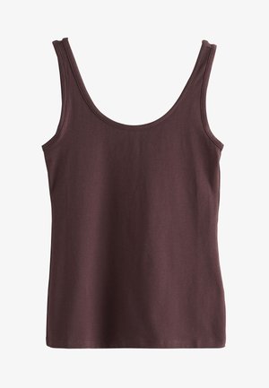 Next, THICK STRAP REGULAR FIT - Top - chocolate brown