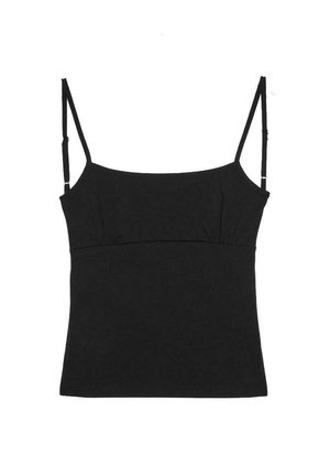 Stradivarius, OPEN BACK STRAPPY TOP - Débardeur - black