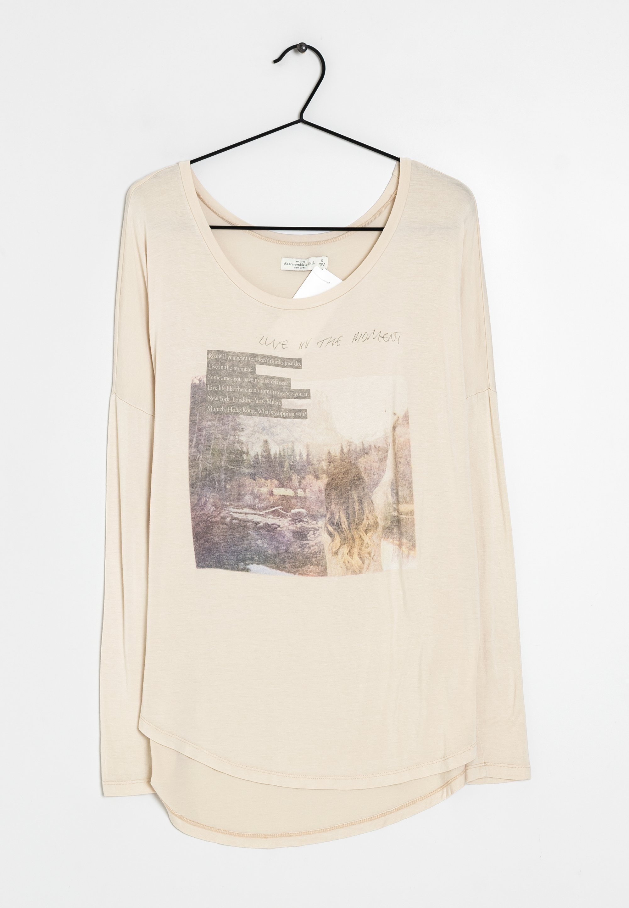 Abercrombie Fitch Long sleeved top multi colored/multi