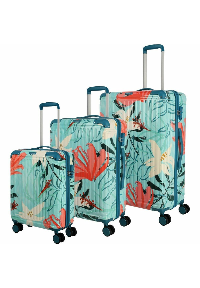 Travelite 3 PACK - Set di valigie - türkise lilie