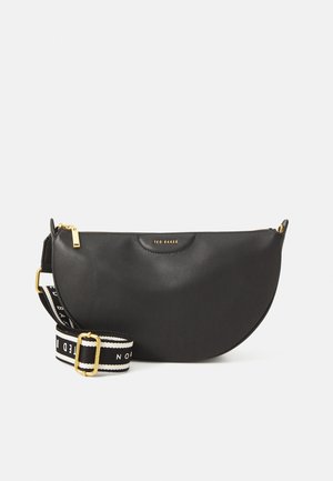 ESSINA WEBBING CROSS BODY BAG - Schoudertas - black