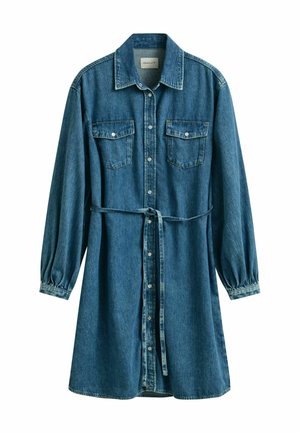 GANT, Blusenkleid - mid blue archive