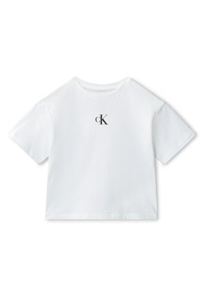 LOGO BOXY  - Triko s potiskem - bright white