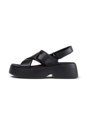 TASHA - Platform sandals - schwarz