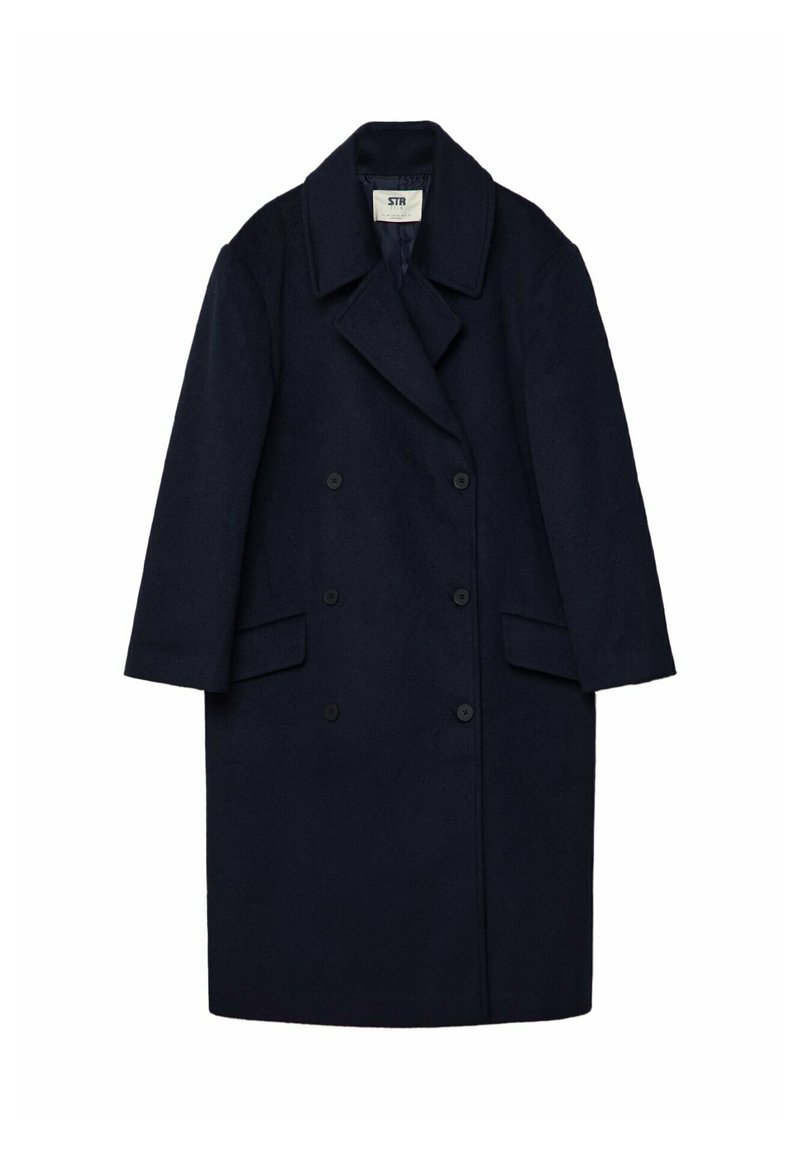 Stradivarius Mantel donkerblauw