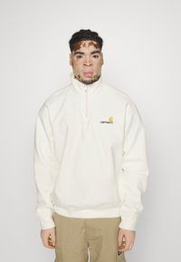 Carhartt WIP HALF ZIP AMERICAN SCRIPT - Collegepaita - wax