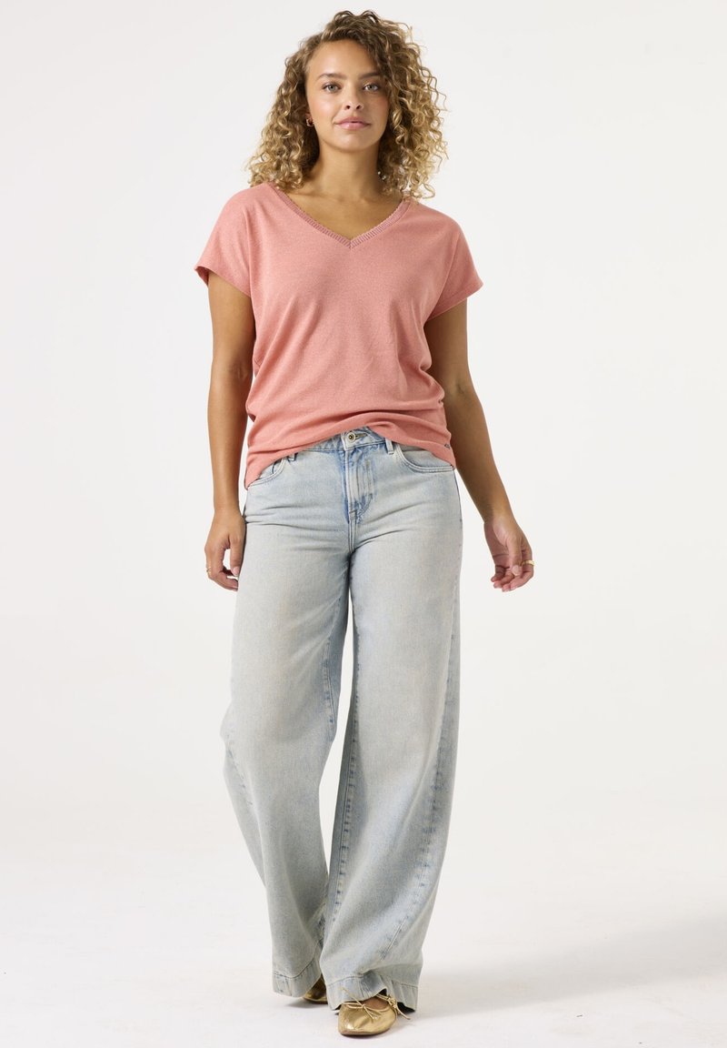Garcia T-shirt basic - peach sorbet