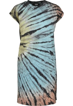 Urban Classics TIE DYE  - Jerseykleid - black