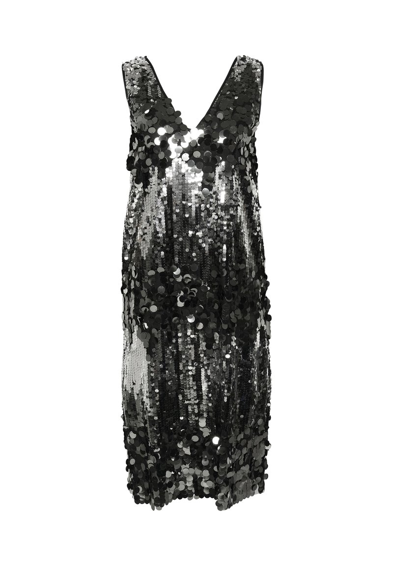 Soaked in Luxury Cocktailjurk zilverkleurig