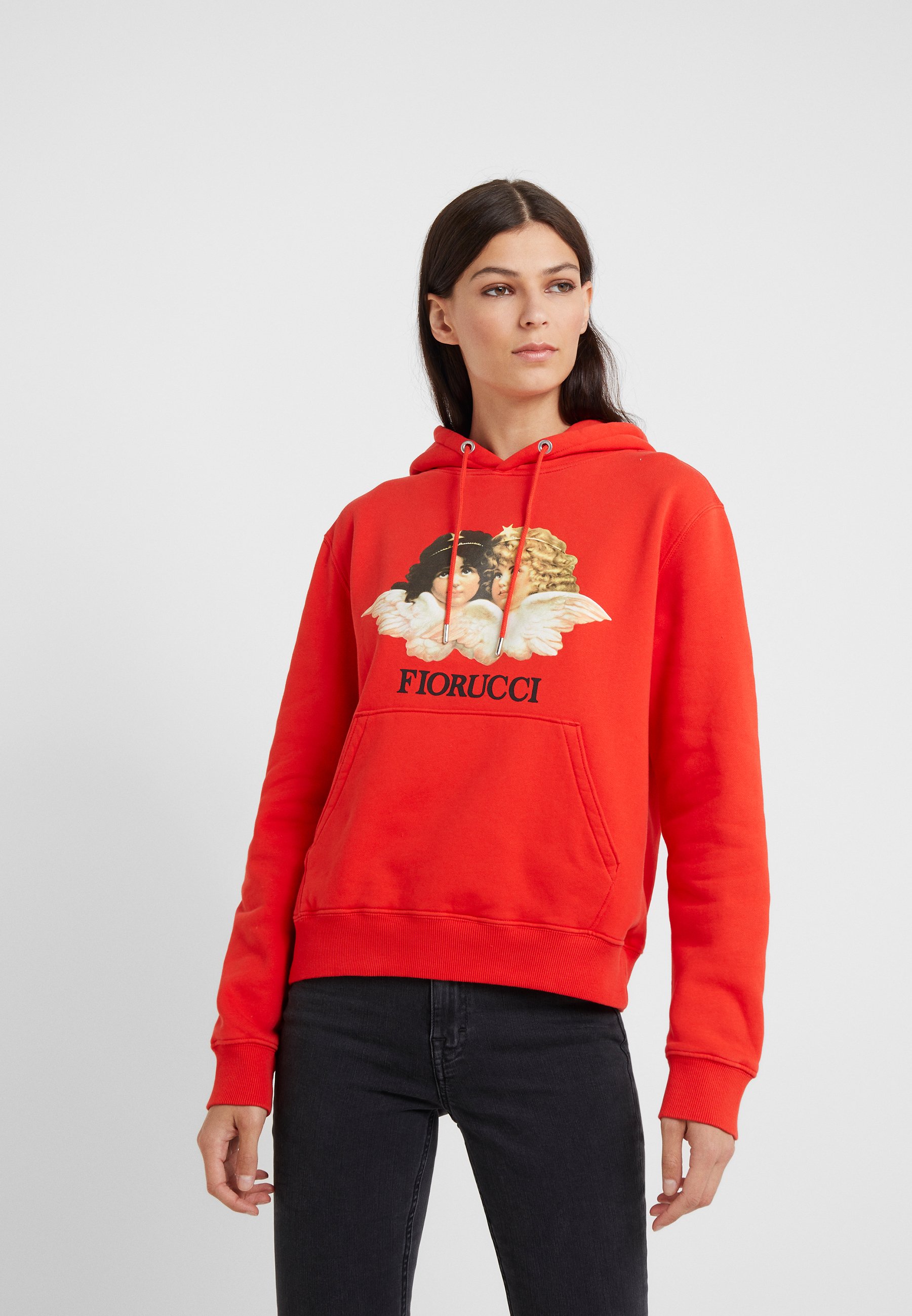 Fiorucci Vintage Angels Hoodie Hoodie Blood Orange Red Zalando Ie