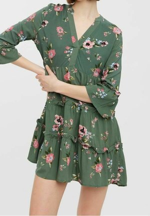 Blusenkleid - mottled green